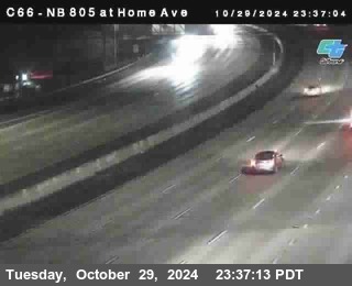 NB 805 at Home Ave (On Ramp)