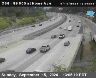 NB 805 at Home Ave (On Ramp)