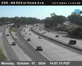 NB 805 at Home Ave (On Ramp)