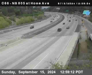 NB 805 at Home Ave (On Ramp)