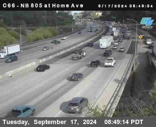 NB 805 at Home Ave (On Ramp)