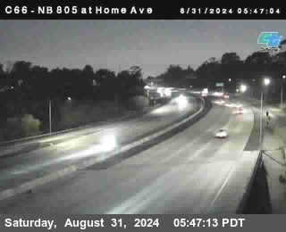 NB 805 at Home Ave (On Ramp)