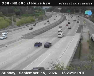 NB 805 at Home Ave (On Ramp)