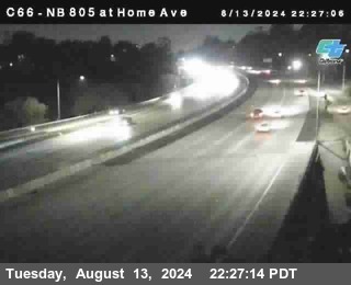 NB 805 at Home Ave (On Ramp)