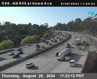 NB 805 at Home Ave (On Ramp)