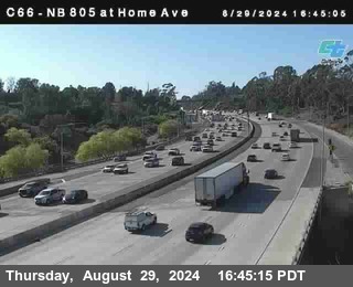 NB 805 at Home Ave (On Ramp)