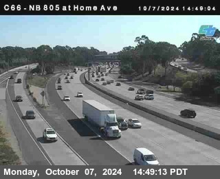 NB 805 at Home Ave (On Ramp)