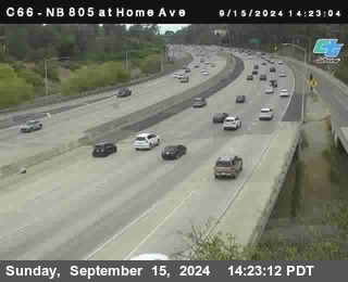 NB 805 at Home Ave (On Ramp)