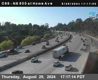 NB 805 at Home Ave (On Ramp)