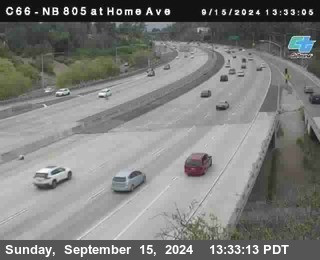 NB 805 at Home Ave (On Ramp)