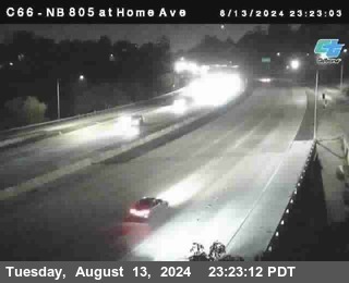 NB 805 at Home Ave (On Ramp)