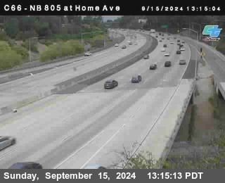 NB 805 at Home Ave (On Ramp)