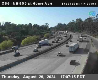 NB 805 at Home Ave (On Ramp)