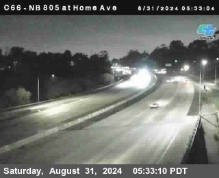 NB 805 at Home Ave (On Ramp)