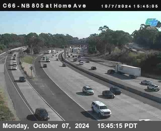 NB 805 at Home Ave (On Ramp)