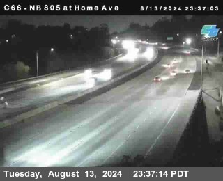 NB 805 at Home Ave (On Ramp)