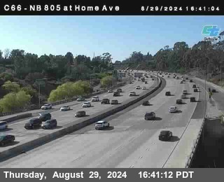 NB 805 at Home Ave (On Ramp)