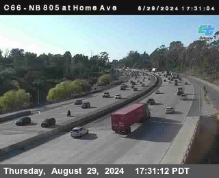 NB 805 at Home Ave (On Ramp)