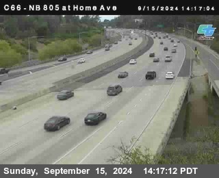 NB 805 at Home Ave (On Ramp)