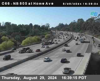 NB 805 at Home Ave (On Ramp)