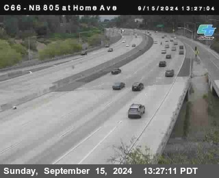 NB 805 at Home Ave (On Ramp)