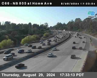 NB 805 at Home Ave (On Ramp)