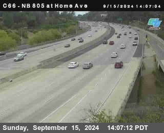 NB 805 at Home Ave (On Ramp)