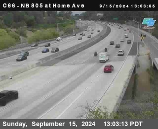 NB 805 at Home Ave (On Ramp)