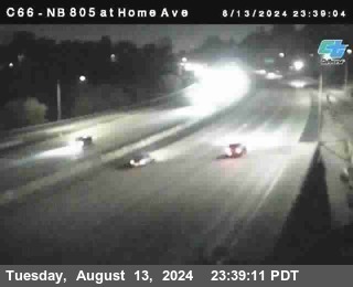 NB 805 at Home Ave (On Ramp)