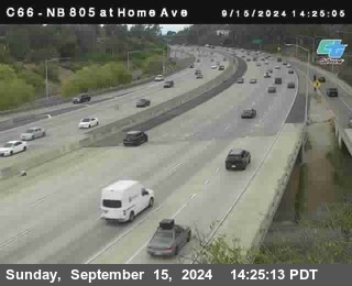 NB 805 at Home Ave (On Ramp)