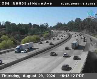 NB 805 at Home Ave (On Ramp)