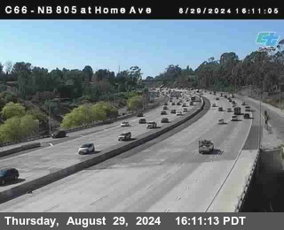 NB 805 at Home Ave (On Ramp)