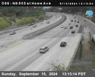 NB 805 at Home Ave (On Ramp)