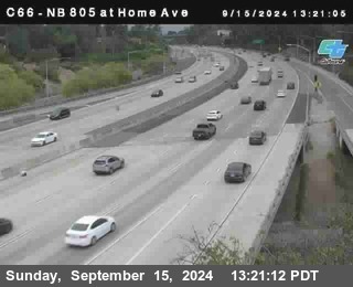 NB 805 at Home Ave (On Ramp)