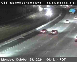 NB 805 at Home Ave (On Ramp)