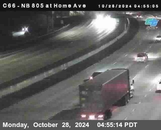 NB 805 at Home Ave (On Ramp)