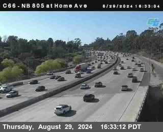 NB 805 at Home Ave (On Ramp)