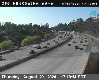 NB 805 at Home Ave (On Ramp)