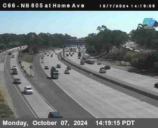 NB 805 at Home Ave (On Ramp)