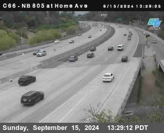 NB 805 at Home Ave (On Ramp)