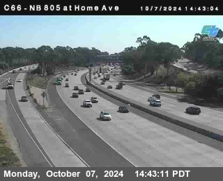 NB 805 at Home Ave (On Ramp)