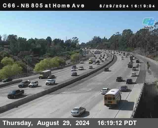 NB 805 at Home Ave (On Ramp)