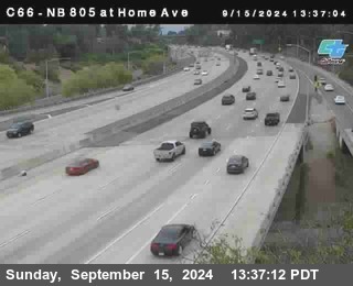 NB 805 at Home Ave (On Ramp)