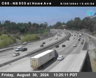 NB 805 at Home Ave (On Ramp)