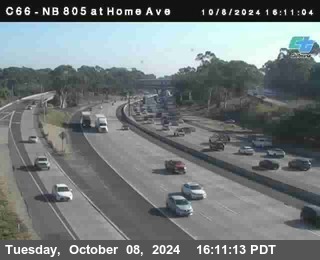 NB 805 at Home Ave (On Ramp)