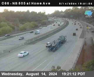 NB 805 at Home Ave (On Ramp)