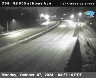 NB 805 at Home Ave (On Ramp)