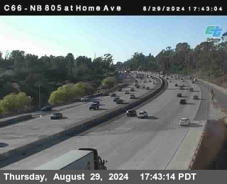 NB 805 at Home Ave (On Ramp)