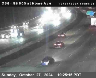 NB 805 at Home Ave (On Ramp)