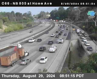 NB 805 at Home Ave (On Ramp)